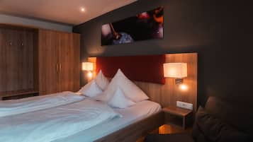 Ropa de cama hipoalergénica, escritorio y cortinas blackout