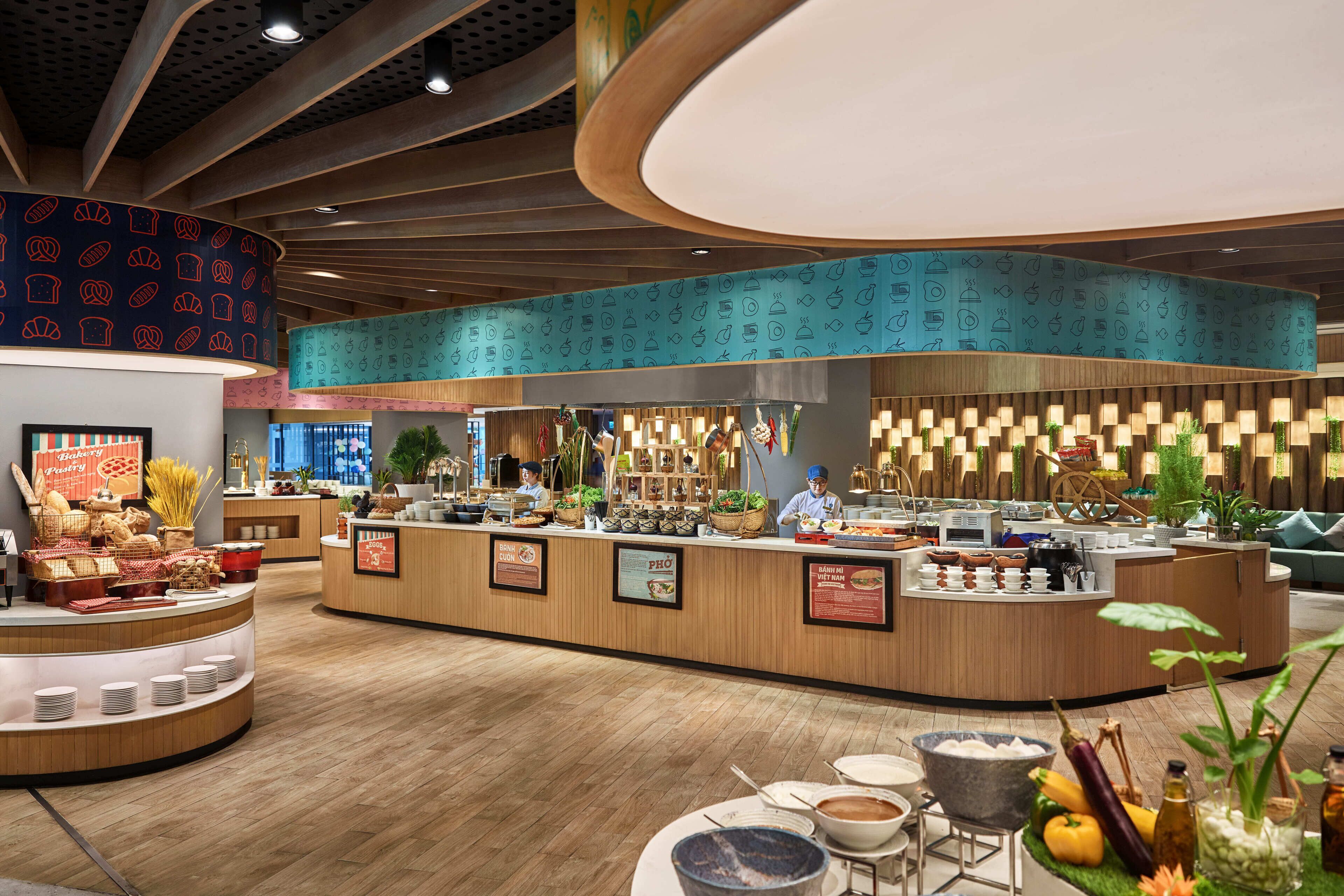 daily buffet breakfast (vnd 450000 per person)