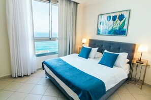 Family Penthouse, 3 Bedrooms, Hot Tub, Sea View - Almog Beach (Haifa)