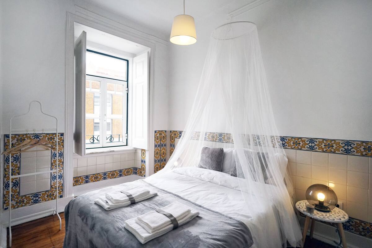 Blackout drapes, iron/ironing board (on request), WiFi (free)