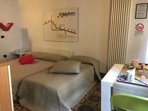 Free WiFi, bed sheets
