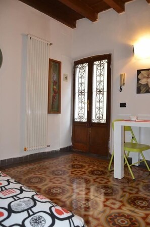 Interior entrance