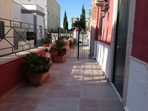 Entrada de l'allotjament