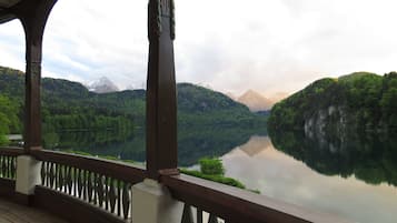 Blick von der Unterkunft
