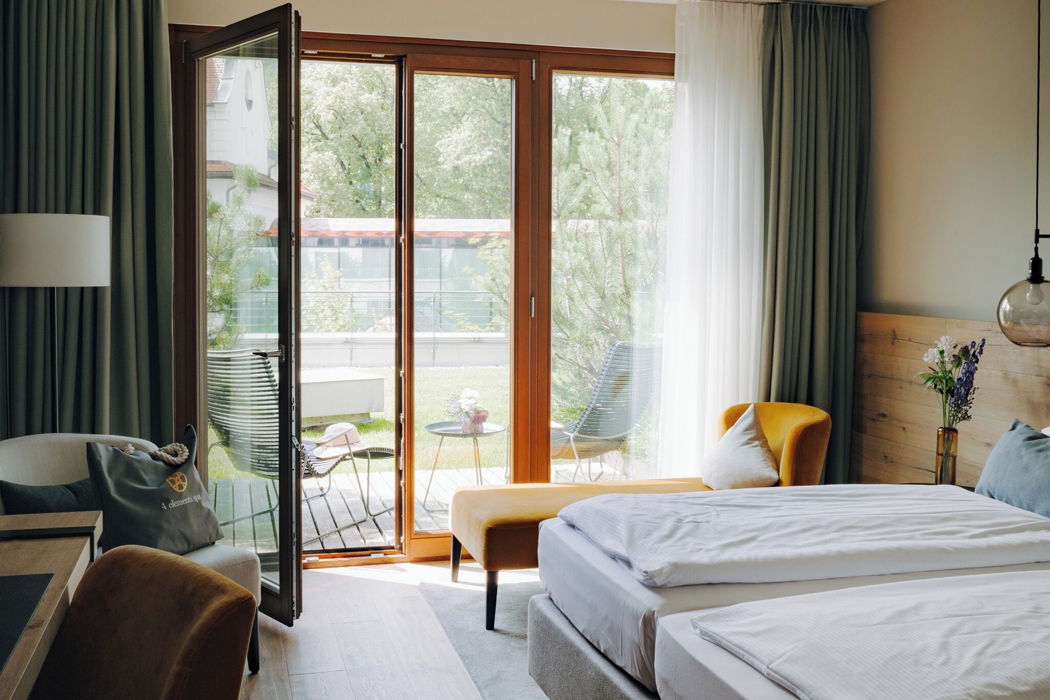 deluxe double room | view from room