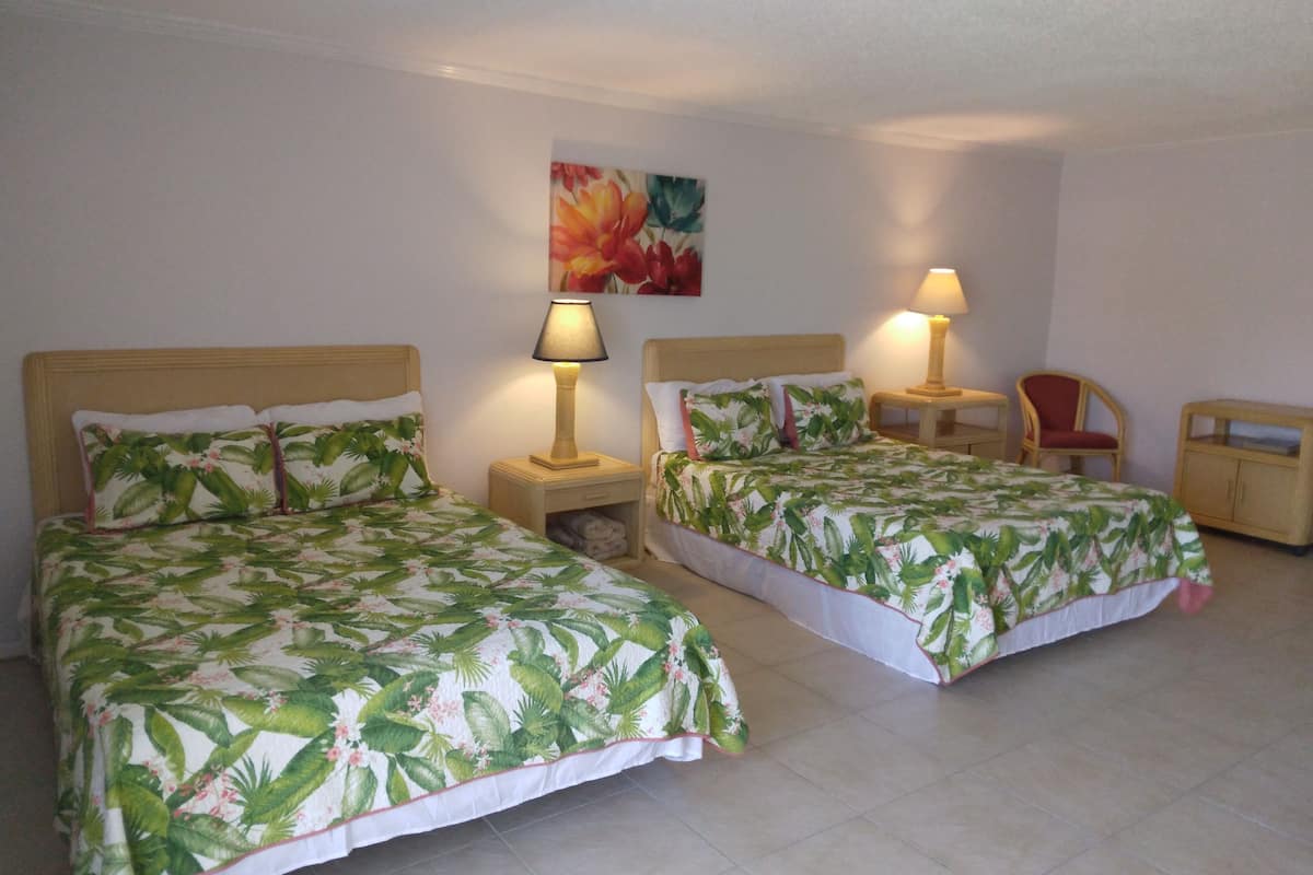 basic room, 2 queen beds, non smoking, garden view | view from room