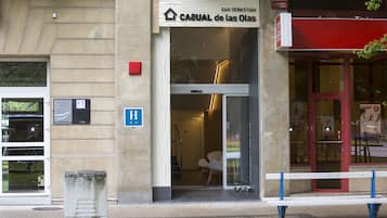 Voorkant van accommodatie