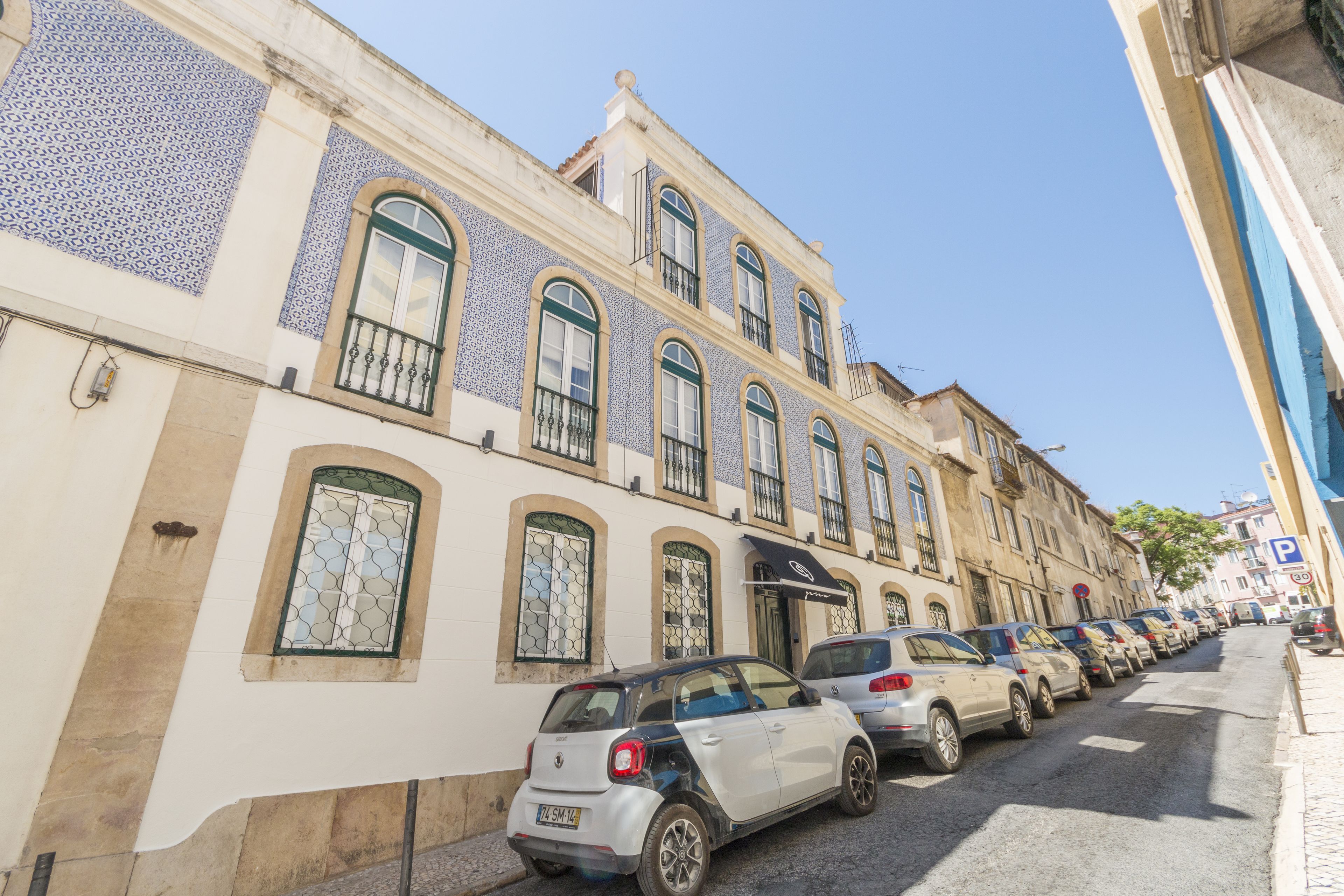 Façade de l’hébergement