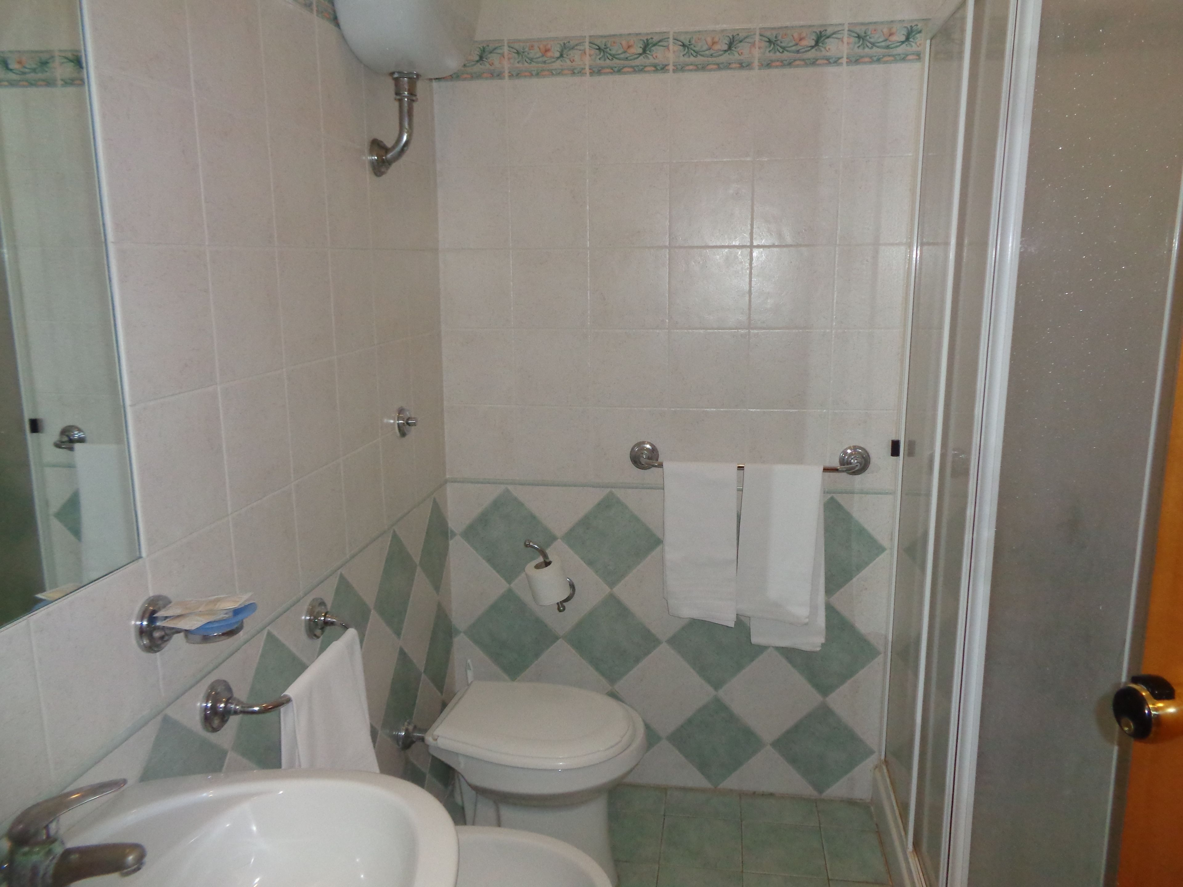 classic double or twin room | bathroom | shower, free toiletries, hair dryer, towels