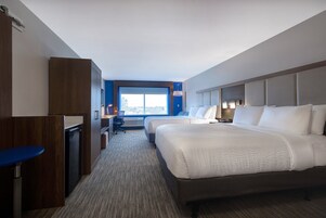 Suite, Multiple Beds | Desk, laptop workspace, blackout drapes, iron/ironing board