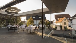 Terrace/patio - Hotel & Restaurant Krone (Weil am Rhein)
