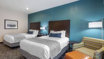 Standard Room, 2 Queen Beds, Accessible, Refrigerator & Microwave | Premium bedding, desk, laptop workspace, free WiFi