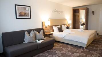 1 sovrum, allergitestade sÀngklÀder och mörklÀggningsgardiner