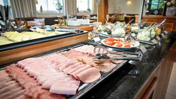 Daily buffet breakfast (EUR 12.00 per person)