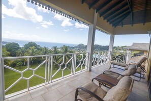 家庭別墅, 多張床, 非吸煙房, 海景 | 客房景觀