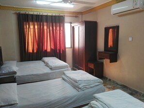 Quadruple Room, Private Bathroom | View from room - Sea Beach Hotel (Aqaba)