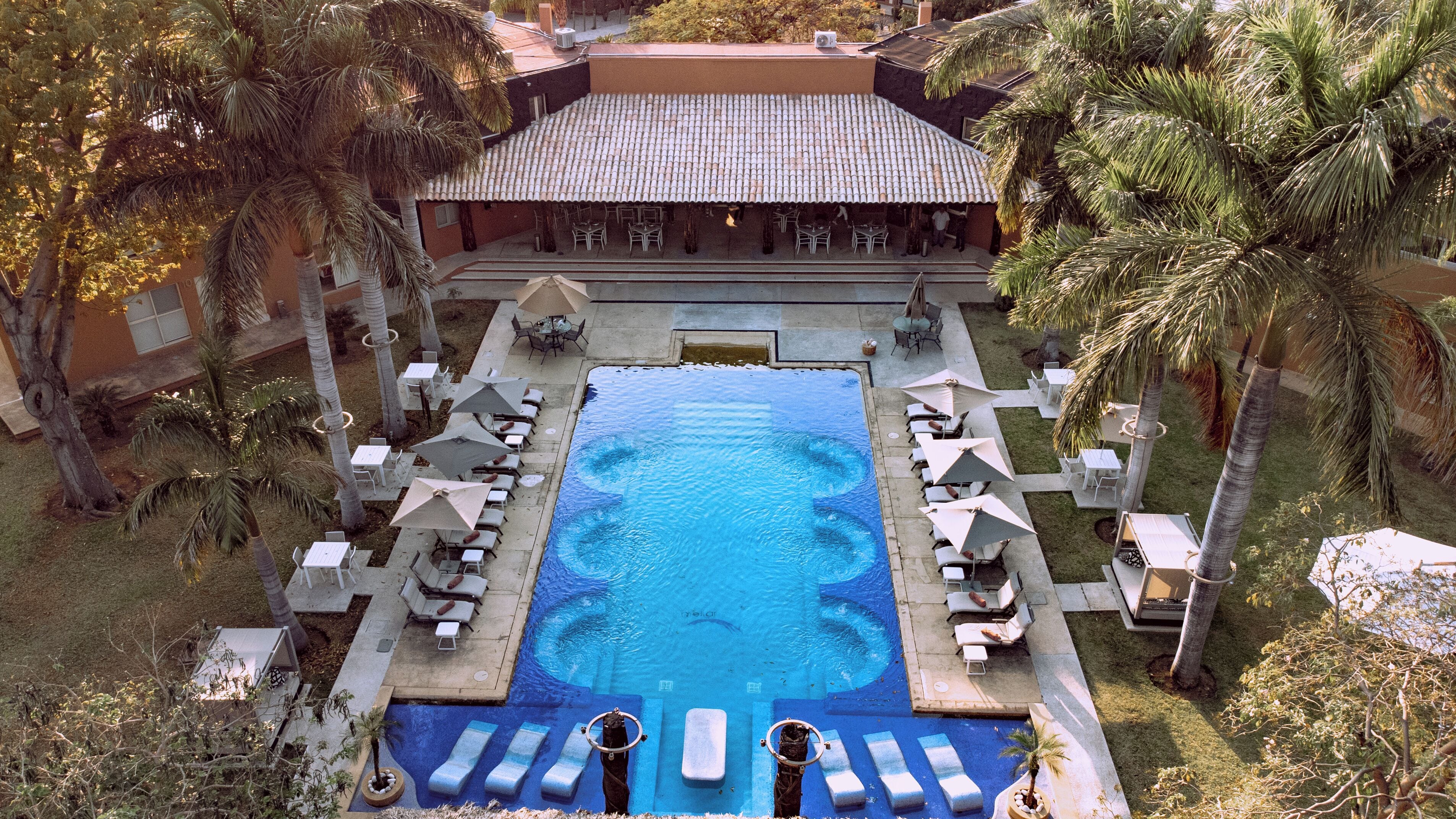 Alberca al aire libre 