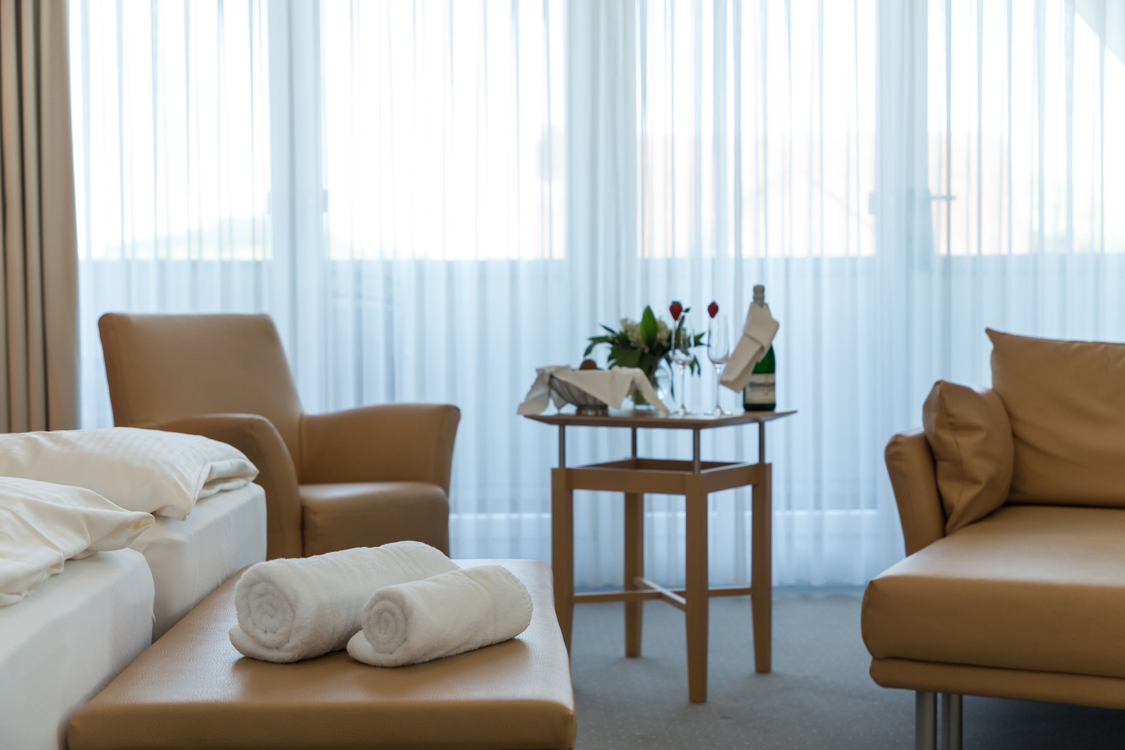 Literie de qualité supérieure, coffres-forts dans les chambres