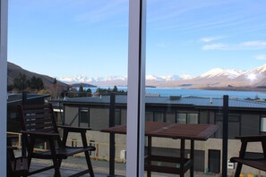Premium appartement, 2 slaapkamers, uitzicht op meer | Balkon
