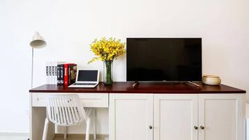 Exclusive-Doppelzimmer | Schreibtisch, Verdunkelungsvorhänge, Bügeleisen/Bügelbrett