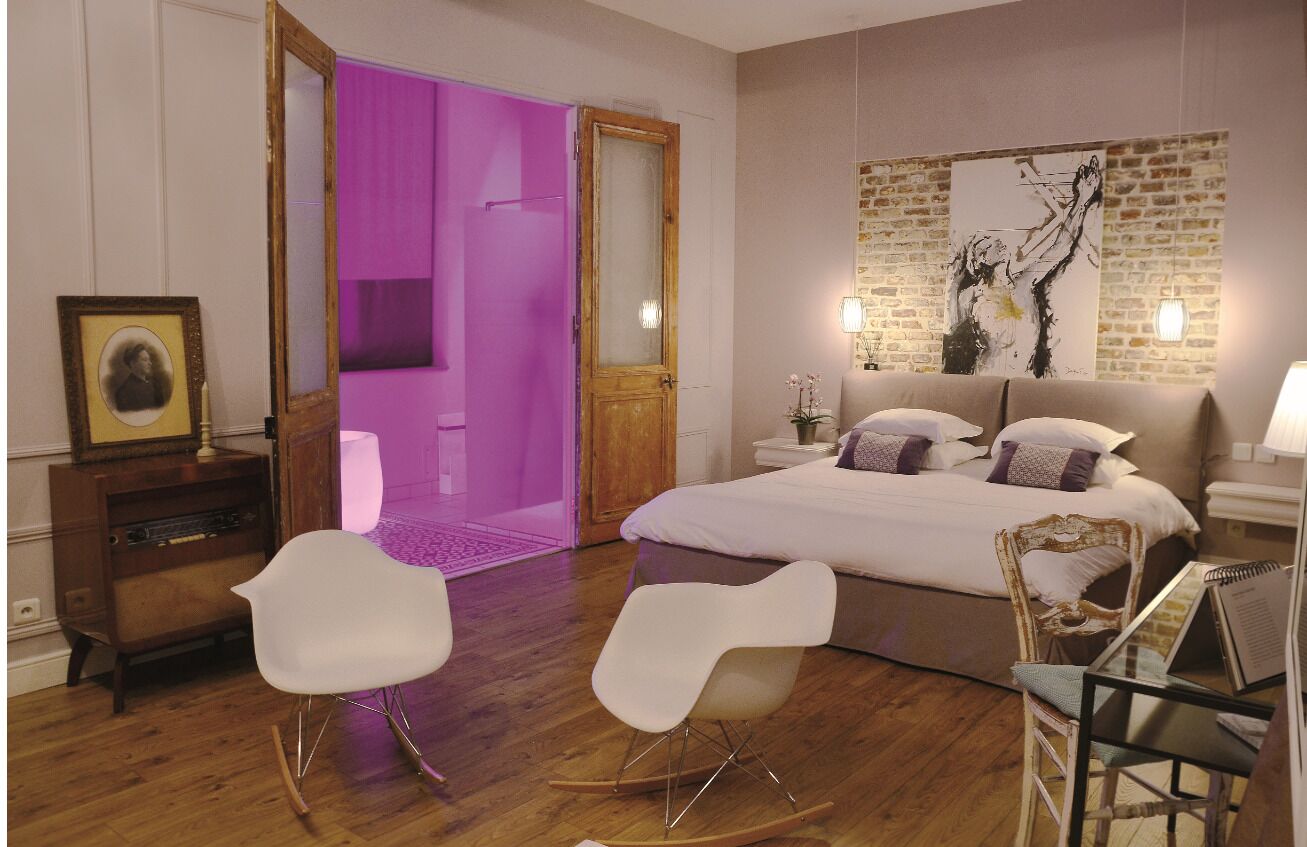 Superior suite, en-suite badkamer, uitzicht op tuin