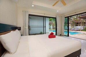 3 bedrooms, individually decorated, individually furnished, free WiFi - Boutique 3BR Pool Villa White Cove Rawai (Rawai)