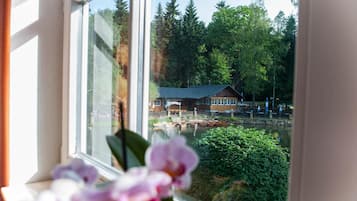 Blick von der Unterkunft