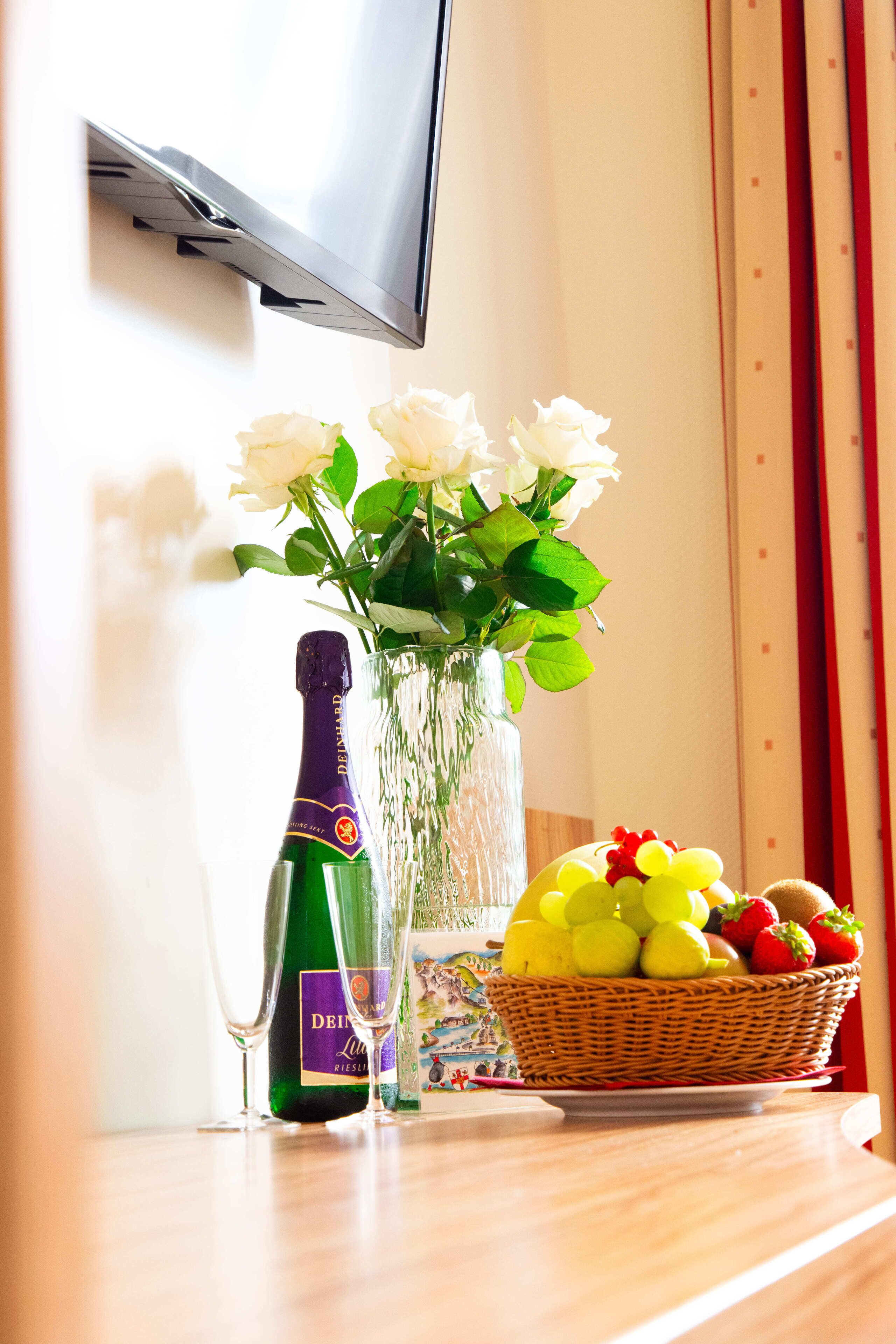 minibar, desk, blackout curtains, bed sheets