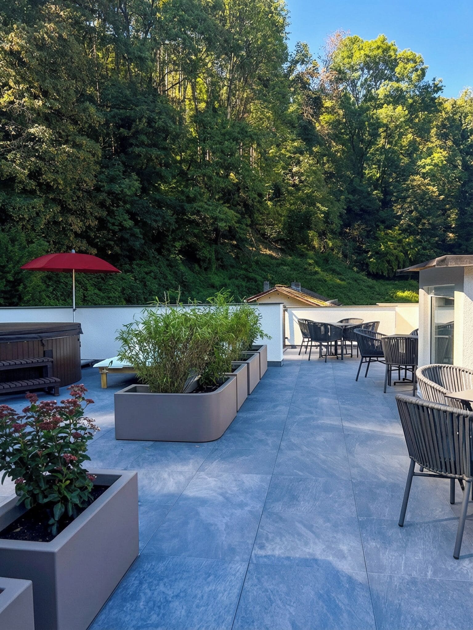 Terraza en la azotea