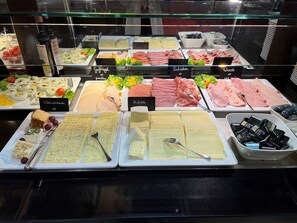 Daily buffet breakfast (EUR 14.50 per person)
