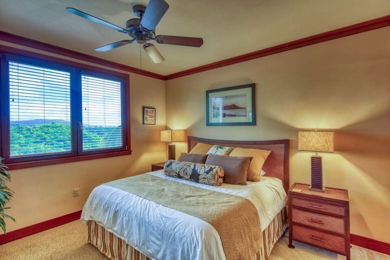 2 bedrooms, desk, iron/ironing board, travel crib