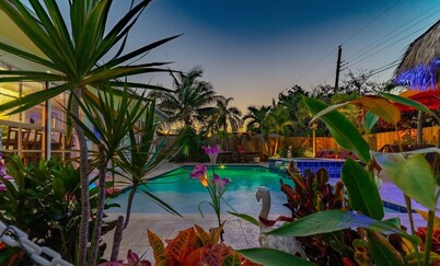 Heated pool with jacuzzi, 9mins to the Beach.