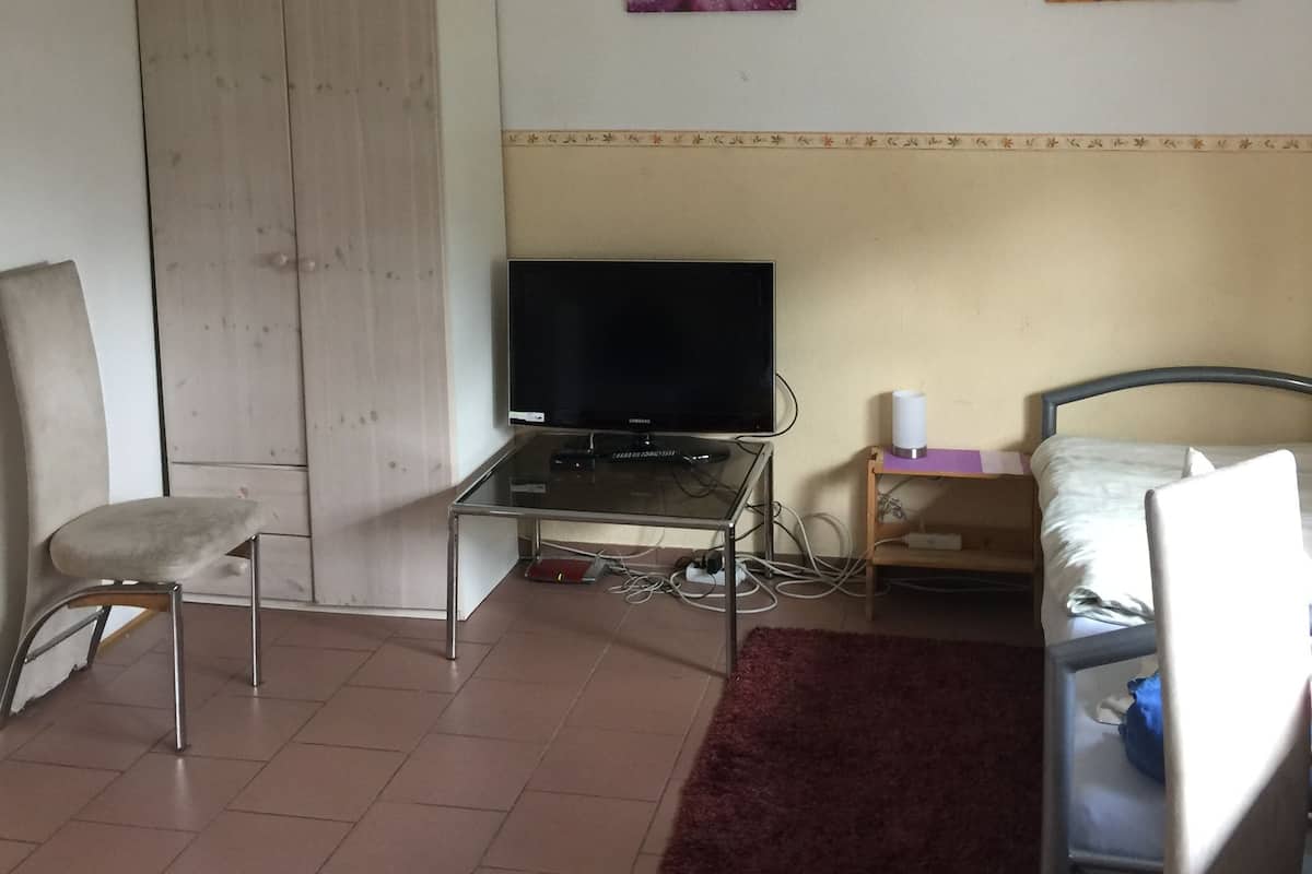 Driepersoonskamer | Een bureau, een strijkplank/strijkijzer, gratis wifi, beddengoed