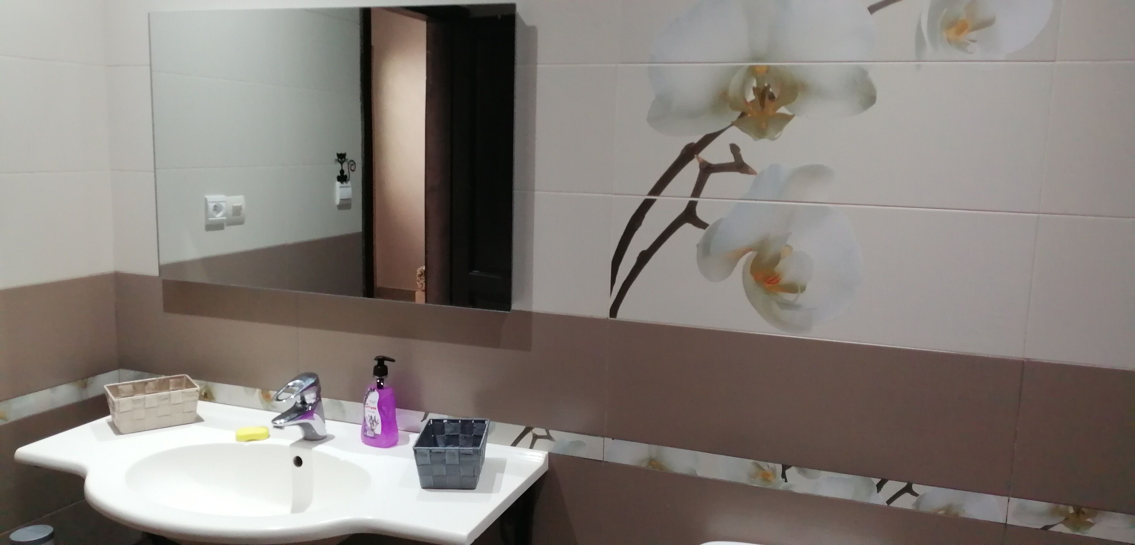 シャワー、タオル、石鹸、トイレットペーパー