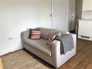 TV, DVD player, video library