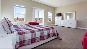 4 bedrooms, iron/ironing board, travel crib, WiFi