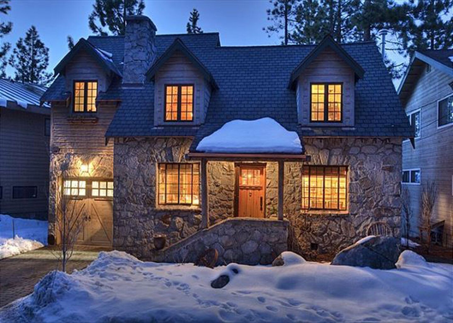 The Little Stone House in winter
