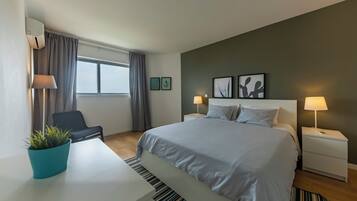 1 Schlafzimmer, Bügeleisen/Bügelbrett, kostenloses WLAN, Bettwäsche