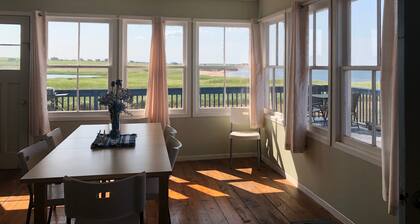 Ocean Front Cottage with beautiful private beach and the lake of shining waters