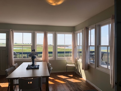 Ocean Front Cottage with beautiful private beach and the lake of shining waters