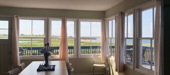 Ocean Front Cottage with beautiful private beach and the lake of shining waters