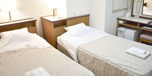 Twin Room, Non Smoking | Iron/ironing board, free WiFi, bed sheets - Business Ryokan Harada (Hiroshima)