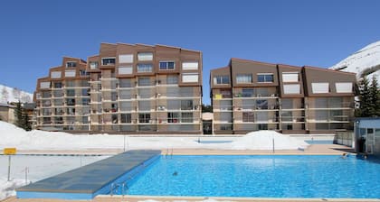 Centro turístico 34 m² confort 4 * 4 personas, Wifi, pistas de esquí, terraza sur