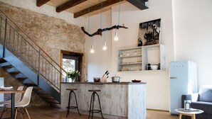 Apartment (Maisonette) | Private kitchen - Baumgartners Dreiseithof (Bad Krozingen)