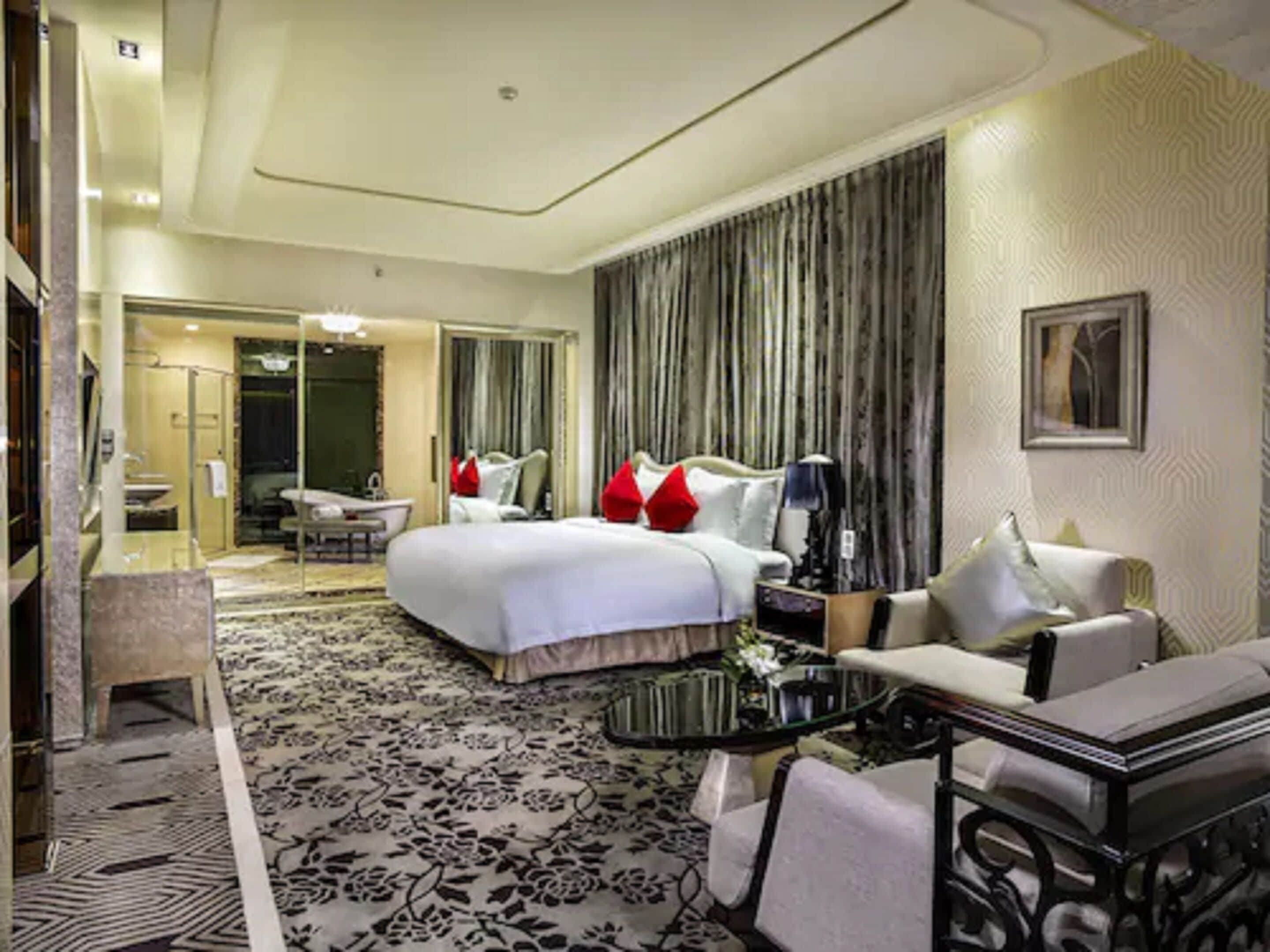 in-room safe, desk, blackout curtains, iron/ironing board