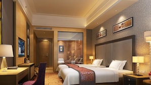 Blackout drapes, WiFi (free), bed sheets - Wanhua International Hotel (Shenzhen)