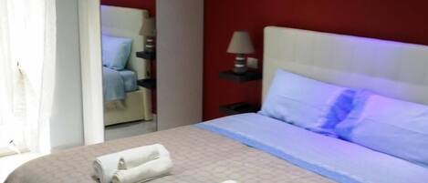 Tweepersoonskamer | 1 slaapkamer, lakens van Egyptisch katoen, donzen dekbedden