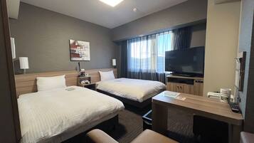 デスク、WiFi (無料)、ベッドシーツ