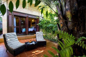 Habitació doble Deluxe | Terrassa o pati