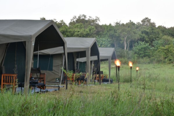 Fachada de la propiedad